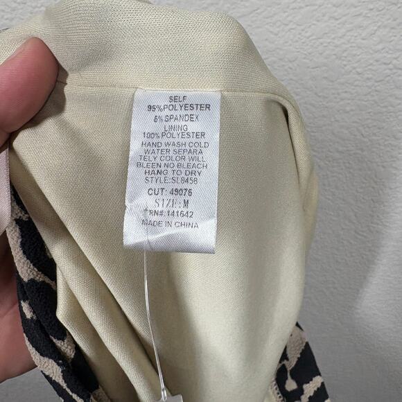 Fisherman’s Daughter Womens Size Medium Leopard Print Wide Leg Pants Tan Black - Picture 10 of 10